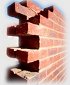 an example of a masonry wall which could benefit from reinforcement or wall ties