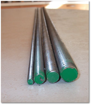 stainless steel threaded bar